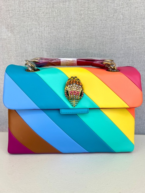 Kurt Geiger Handbags - KURT GEIGER Kensington Rainbow Leather convertible bag